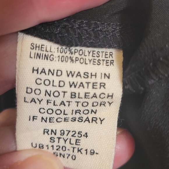 One Clothing Los Angeles Black Satin-Feel Joggers NWOT - Large - Picture 6 of 6